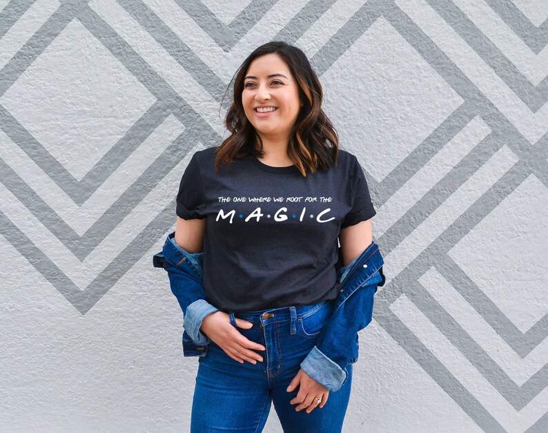 Magic Basketball Gear Birthday Gift Magic Tee Magic Shirt Magic Basketball T-Shirt The One Where We Root For The Magic Shirt