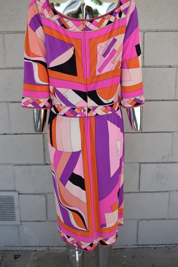 Emilio Pucci 1960s Boatneck shift dress - image 7