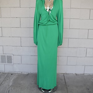 NWT 1970s Halston Studio 54 style  Gown