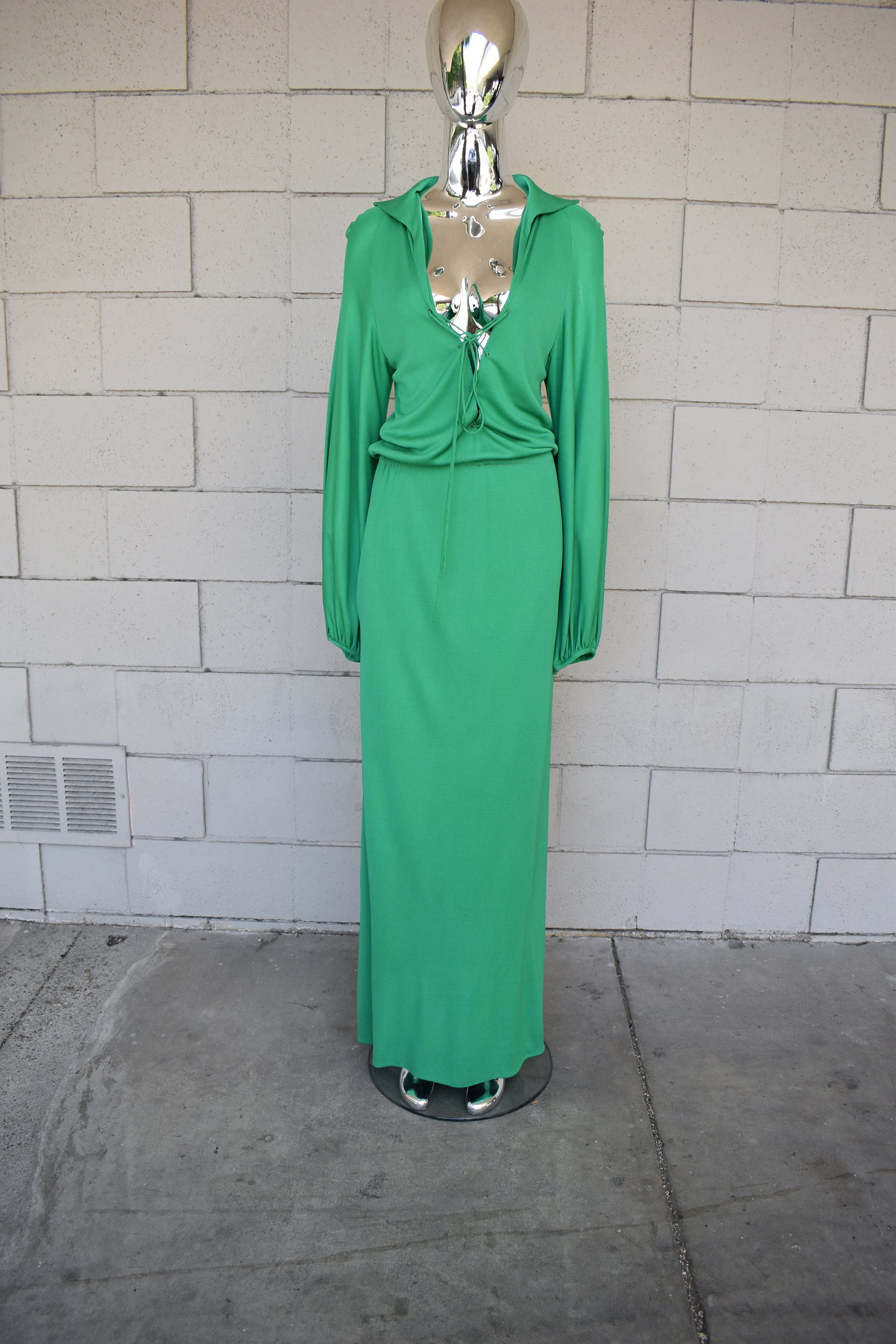 Nwt 1970s Halston Studio 54 Style Gown
