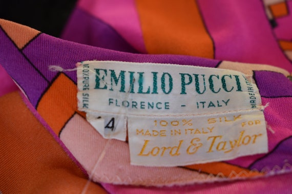 Emilio Pucci 1960s Boatneck shift dress - image 8