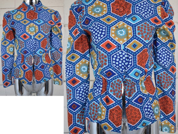Rizkallah for Malcolm Starr patchwork wool challis