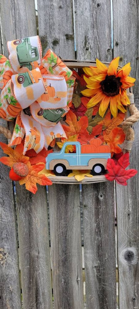 tobacco baskets wall decor Fall Tobacco Basket Wall Hanging