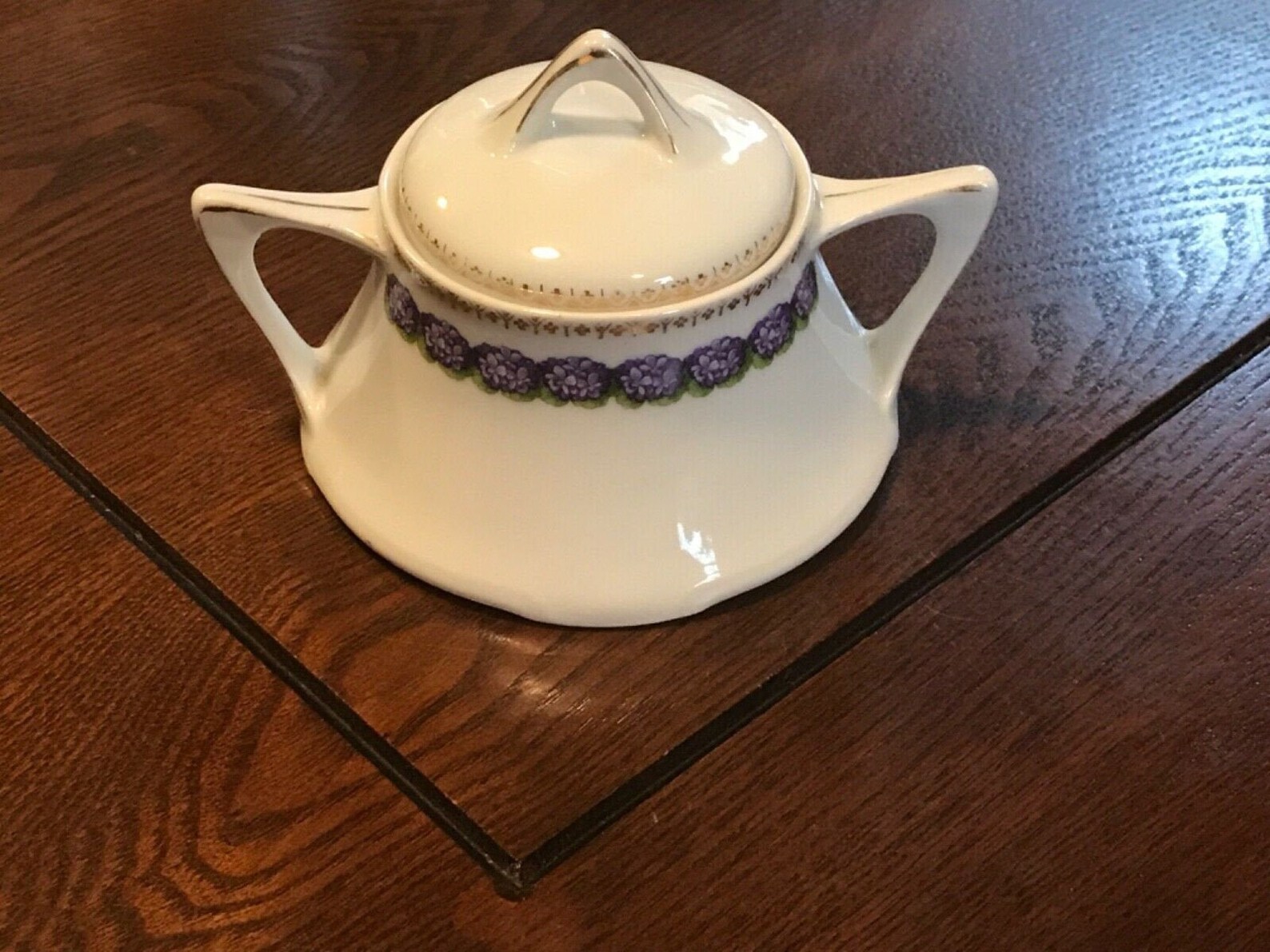 Antique Z. S. & C. Bavaria 22 Porcelain Double Handle Sugar Etsy