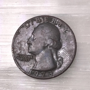 1973 Black Quarter: No Mint Mark, Rare Find