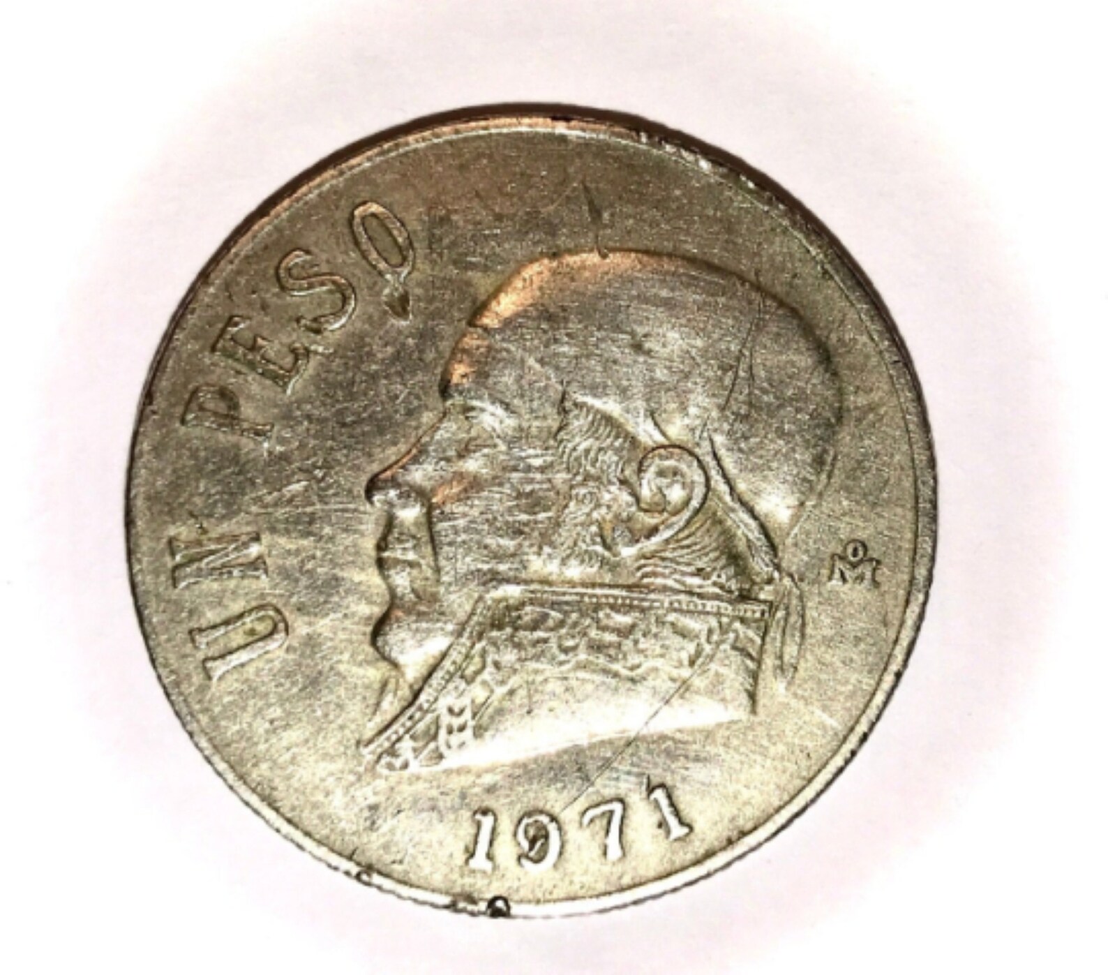 UN PESO 1971 José Maria Teclo Morelos y Pavón. Old Mexico Etsy España