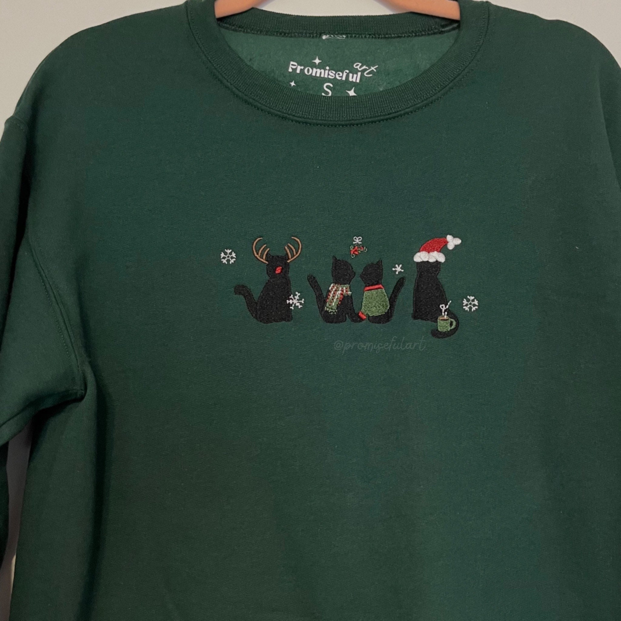Cat Christmas Sweatshirt main image 0