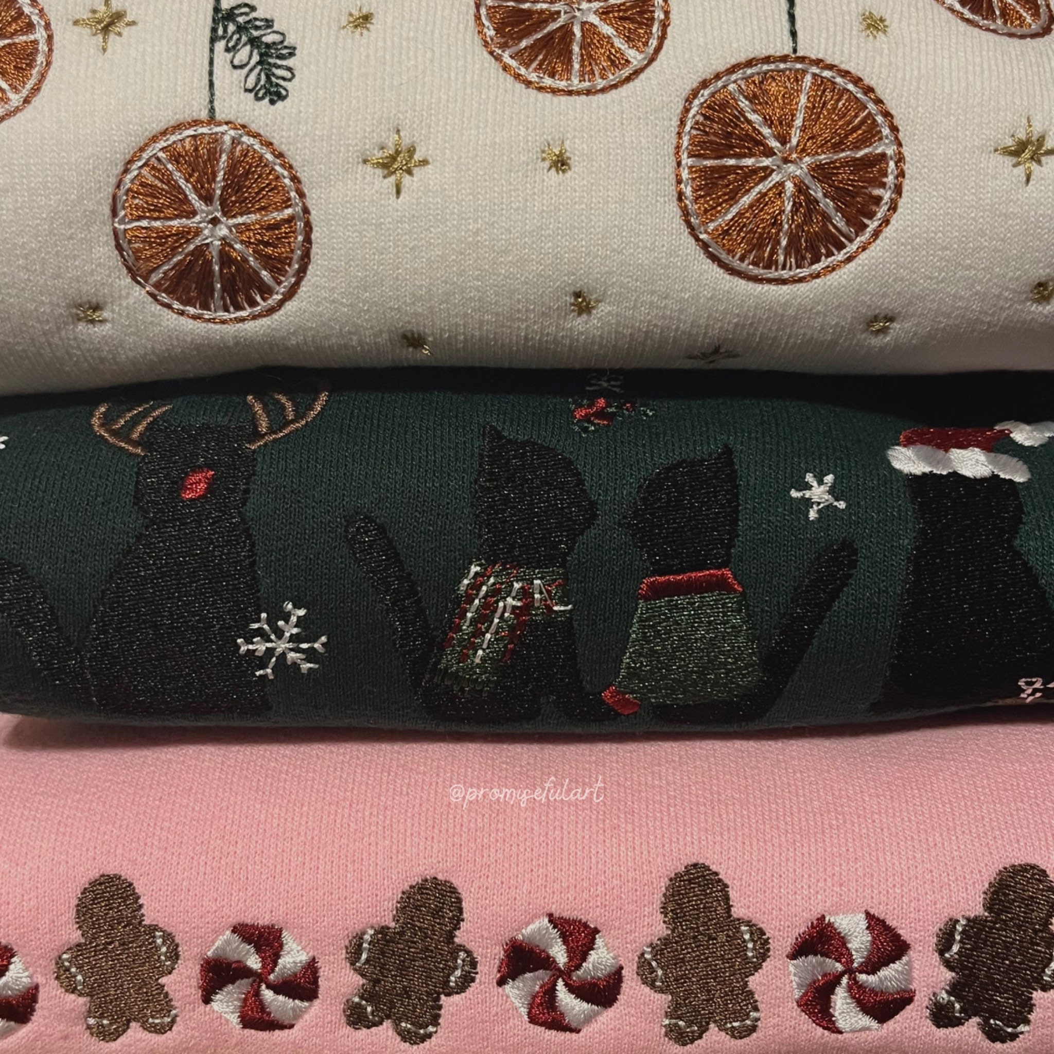 Christmas Cat Print Men's Sweatshirt