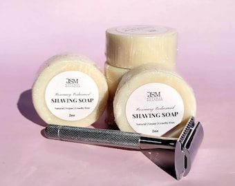 Natural Shaving Soap Men Handmade Shaving Bar Dad Sensitive Skin Shaving Soap Boyfriend Eco Friendly Shaving Soap Birthday Gift Idea Husband