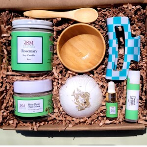 Naturalny prezent spa dla kobiet Ręcznie robiony prezent urodzinowy Zestaw dla nowej mamy Zestaw do pielęgnacji ciała i kąpieli Spersonalizowana kartka z życzeniami Pomysł na prezent na Dzień Matki dla niej