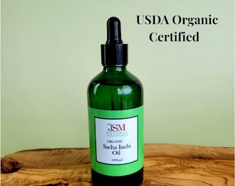 Sacha Inchi USDA Certified Organic Carrier Oil For Skin And Hair