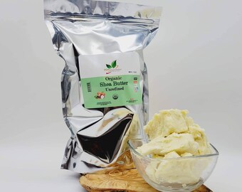 Unraffinierte Sheabutter - rohe Sheabutter, Schüttgut-Sheabutter, afrikanische Sheabutter, USDA-zertifiziert 16,32 oz