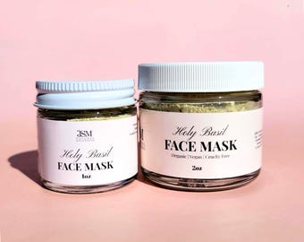 Natürliche Gesichtsmaske Tiefenreinigende Poren Minimierende Maske Handgemachte botanische Hautpflege Umweltfreundliches pflanzliches Schönheits-Wellness-Selfcare-Geschenk