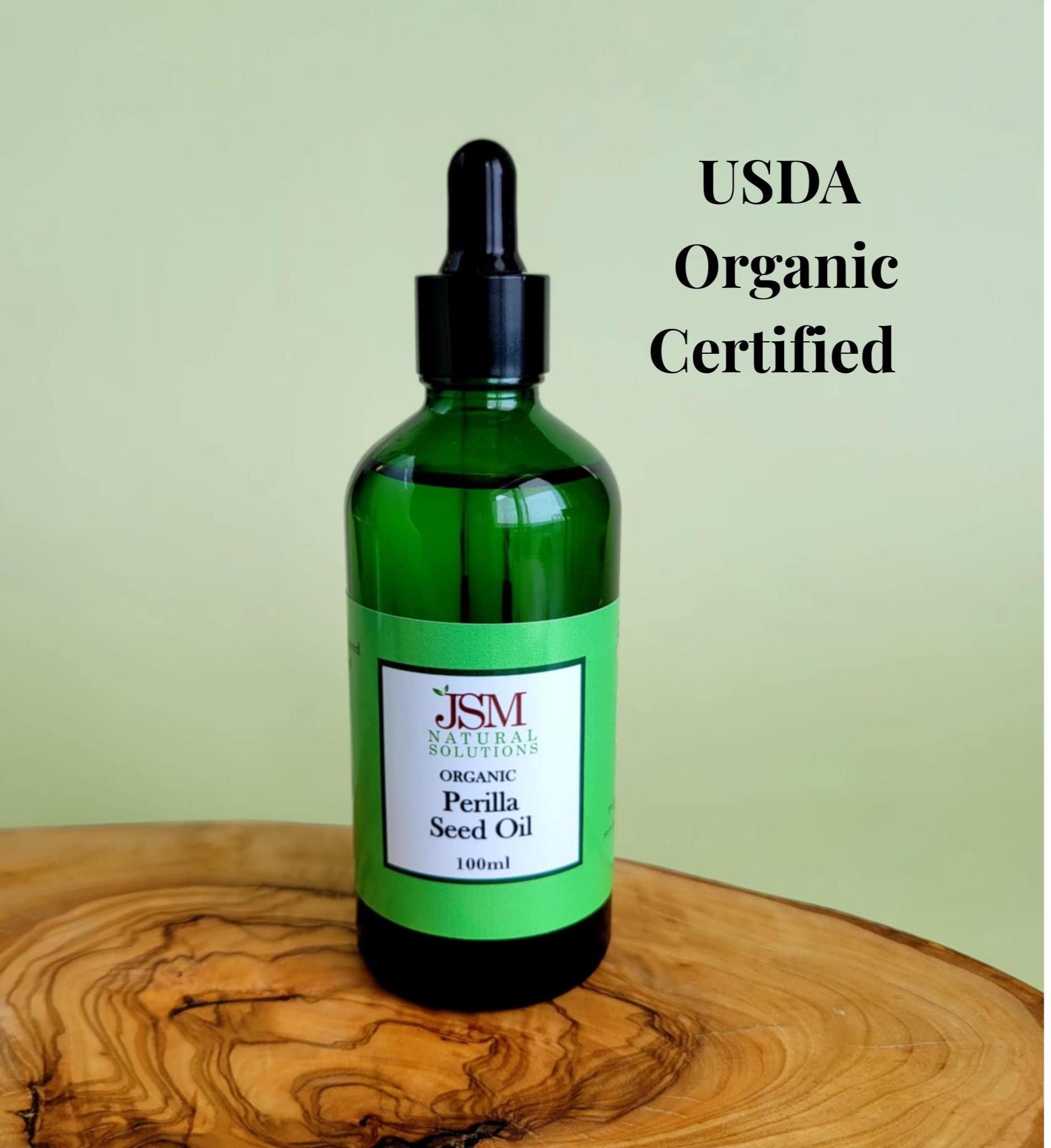 Perilla  Seed Oil  Organic cold pressed 100ml USDA certified 100% pure