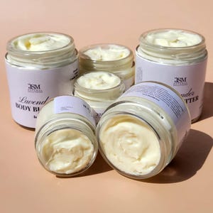 Lavender Body Butter Dry Skincare Handmade Lotion For Bumpy Skin Moisturizer Cream For Sensitive Skin  Care Organic Self Care Gift For Women