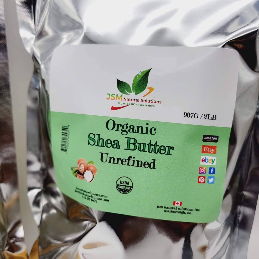 Organic Unrefined Shea Butter Raw Shea Butter Bulk Unrefined Etsy