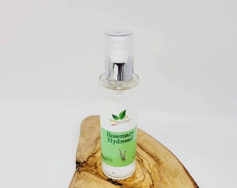 Rosemary hydrosol ECO certified organic - Ideal for  Skin ,Hair and Scalp toner + Refresher -  best for oily skin - Combination Skin