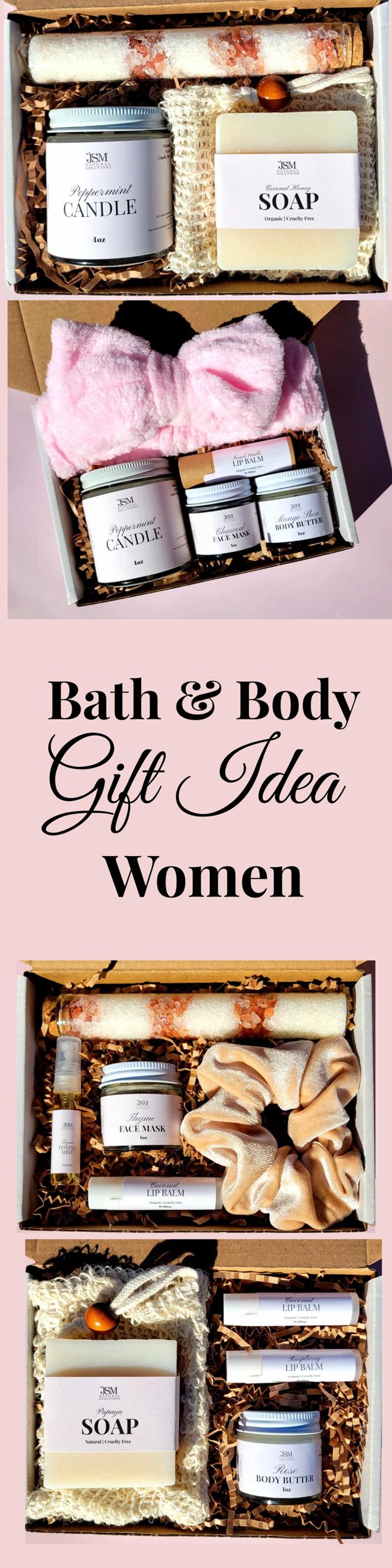 Natural Self Care Box Bath and Body Women Handmade Skincare Set Best Friend High School Graduation Spa Gift Ideas Daughter Wellness Routine image 11