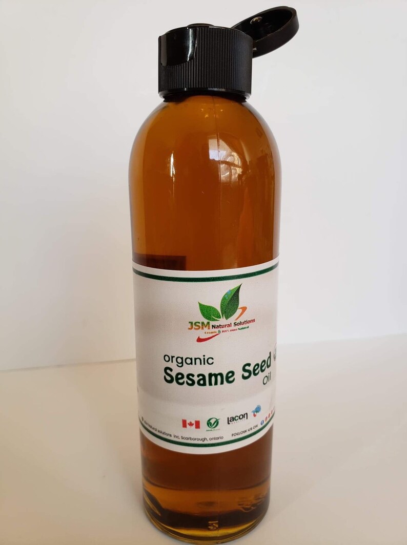 Sesame Seed Oil USDA Certified Organic Cold Pressed Coking Etsy