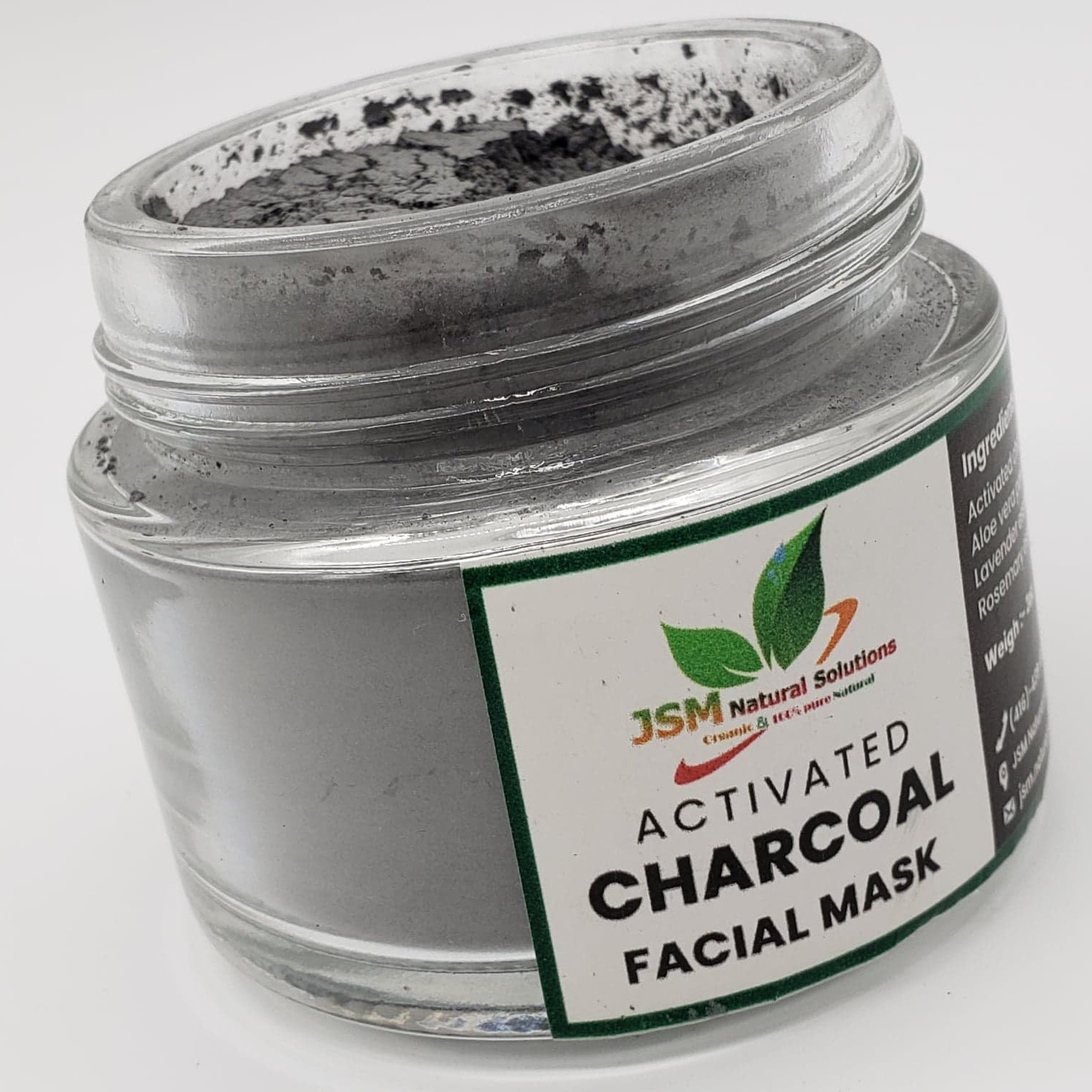Charcoal face mask natural clay mask clay face mask powder Etsy