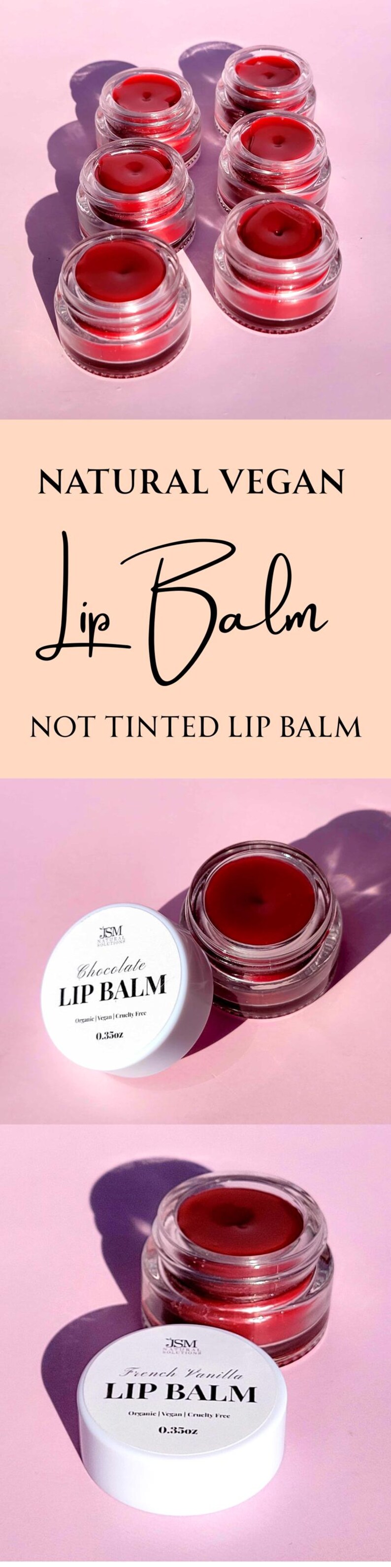 Vegan Natural Lip Balm Handmade Moisturizing Lip Salve for Chapped Lip Non Toxic Flavorful Lip Care Artificial Color Free Selfcare Essential image 17