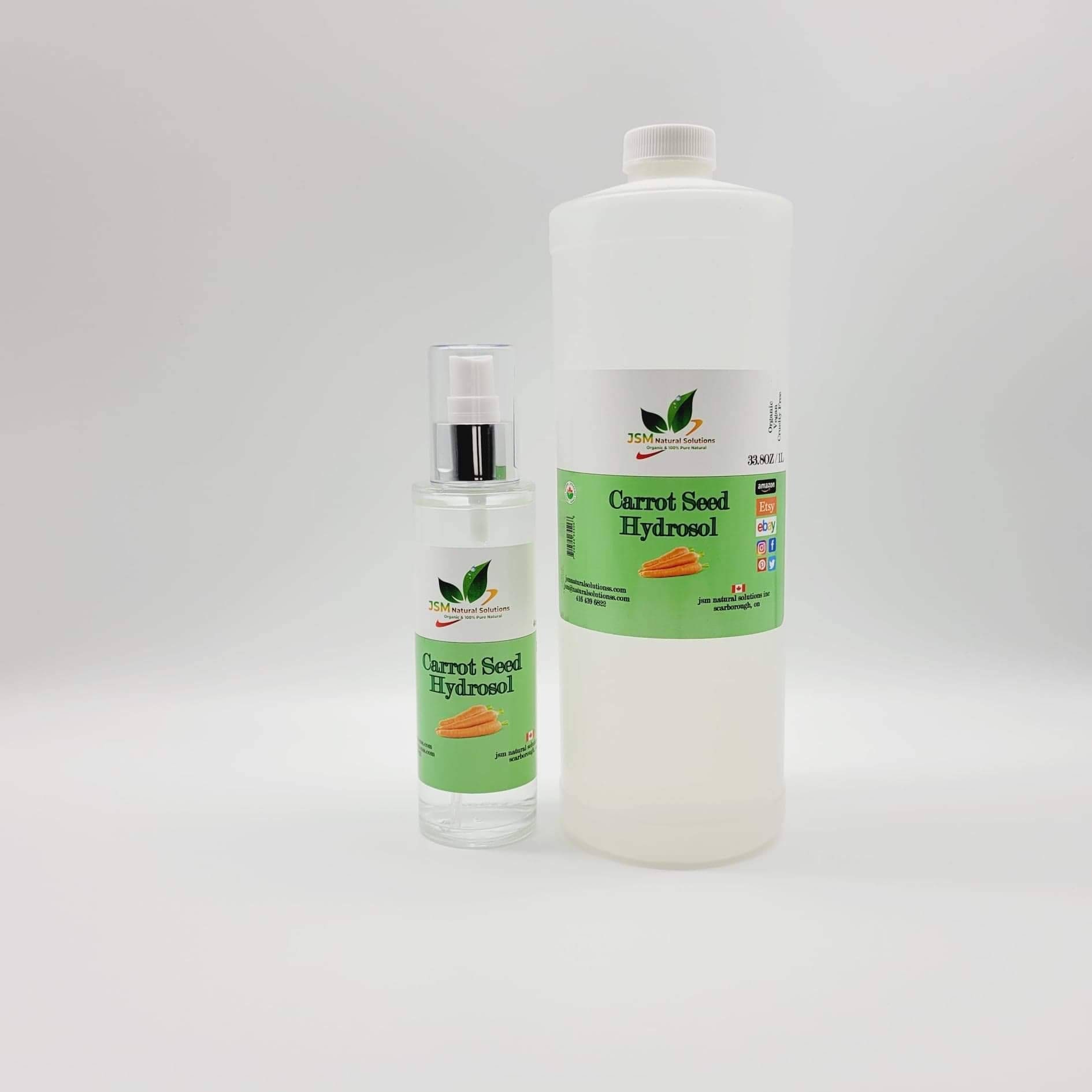 Carrot Seed hydroflorate hydrosol Carrot Seed Water for Use in Toners