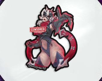 Malicious Miss Sticker (NSFW)