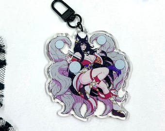 Fox Fire Acrylic Charm