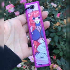 Porte-clés taquin en tissu Tanuki