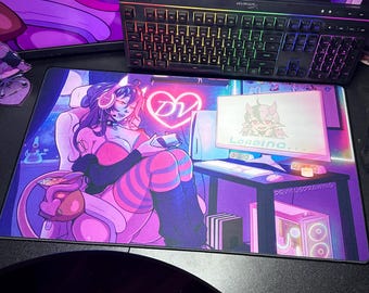 Gaming Lofi DV XL Desk Mat | TCG Playmat