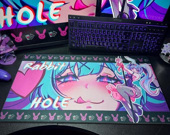 Rabbit Pole XL Desk Mat | TCG Playmat