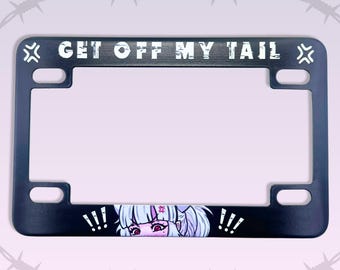 Get Off My Tail Bike License Plate Frame | Motorcycle Accessory