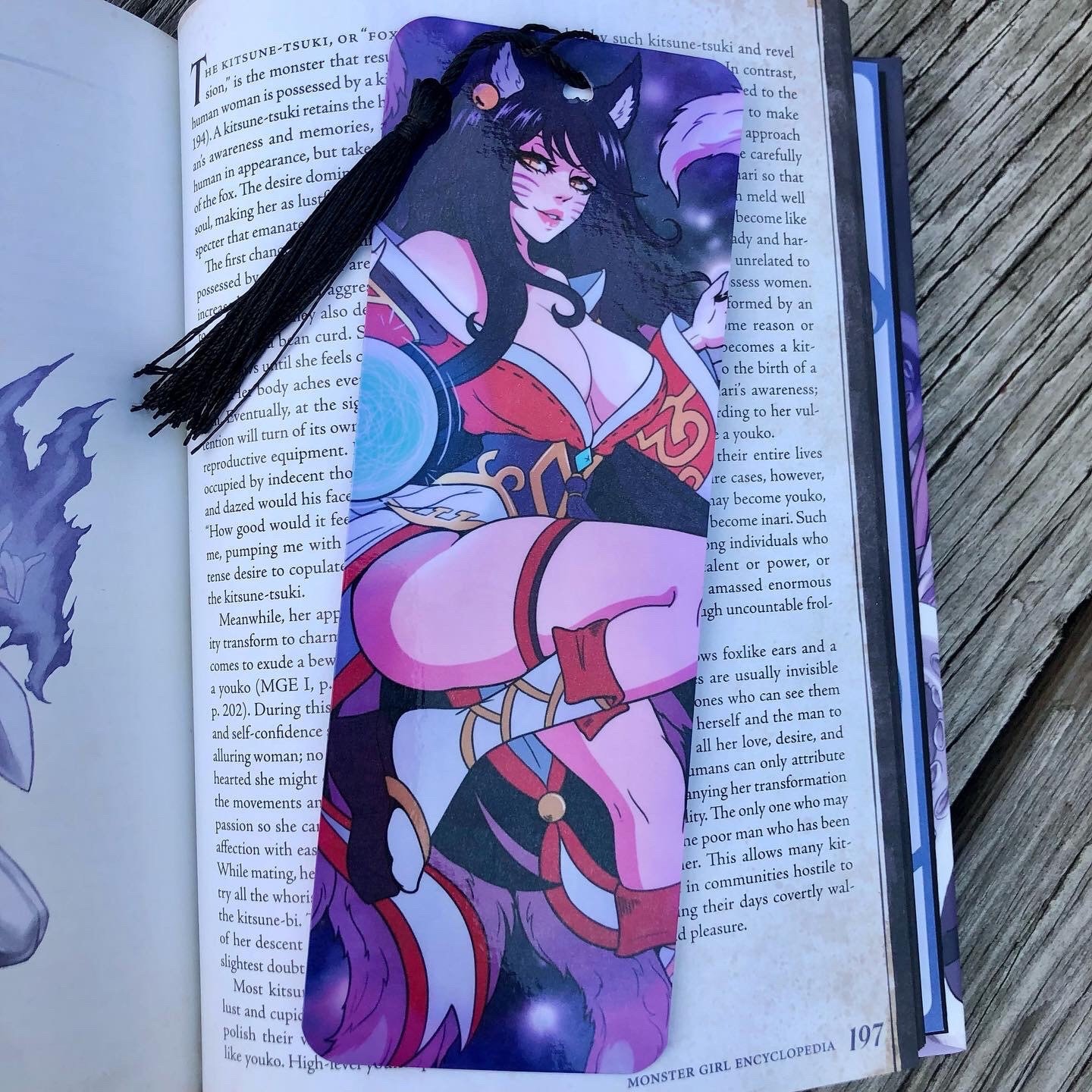 Fox Fire Bookmark - Etsy Ireland