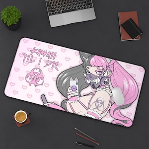 Kawai Til I Die XL Desk Mat
