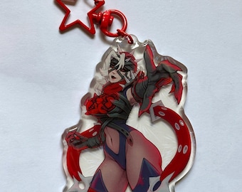 Malicious Miss  Holo Acrylic Charm