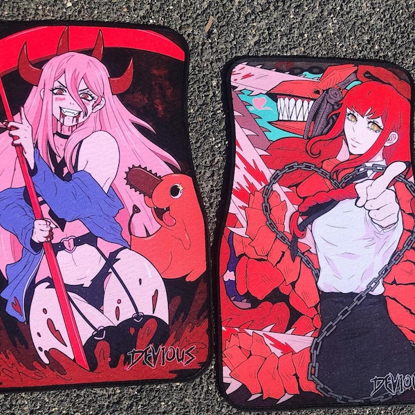 Devil Waifu Car Mats