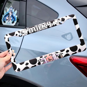 Milky Moo License Plate Frame
