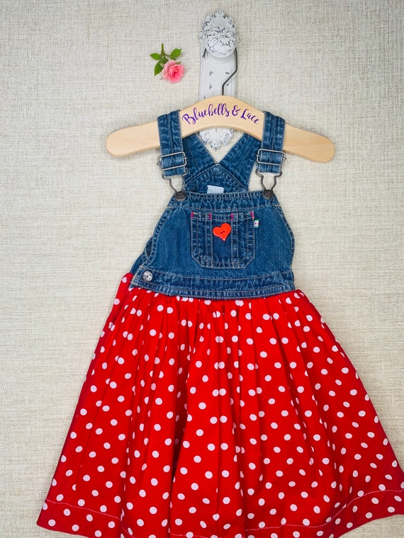 12 Months Toddler Denim Bib Maxi Dress - Etsy