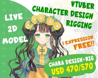 Vtuber Commission Etsy