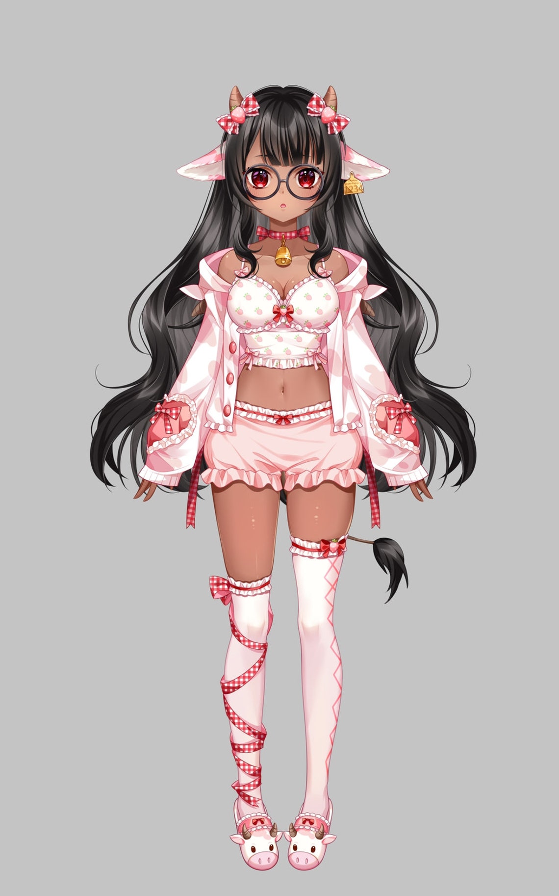 DETAILED ART STYLE Custom Vtuber Live2d Model Commission Etsy Australia