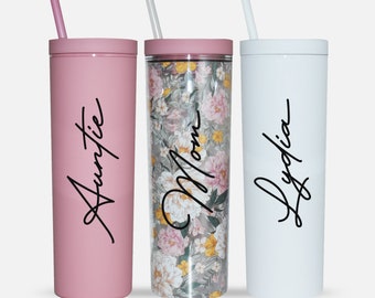 Mothers Day Collection Tumblers Personalized Family Friends Wedding Vacation Gift