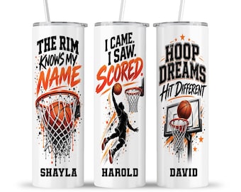 Basketball Tumbler: Teens Game Day Travel Sports Team Student Athlete Team Cup
