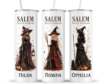 Salem Witch Tumbler: Witches Festival Halloween Girls Weekend Avatar - Keepsake Cup