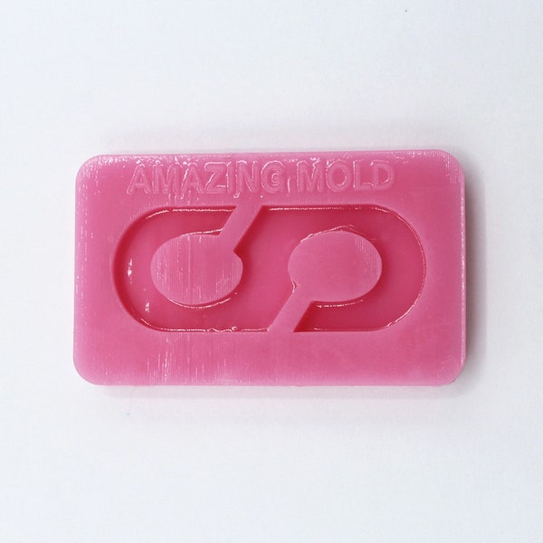 S Hook Silicone Mold - multiple uses! | Face Mask Hook Mold | Item dimensions in picture and description