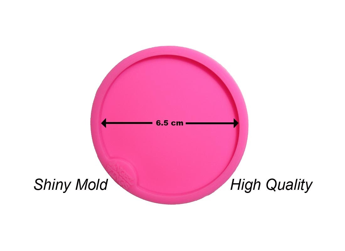 Car Coaster Mold - Shiny 6.5cm Small | READ dimensions in picture AND…
