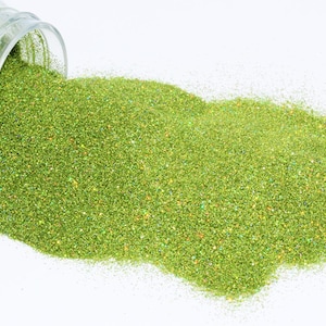 Holographic Olive fine Glitter - 2oz shaker