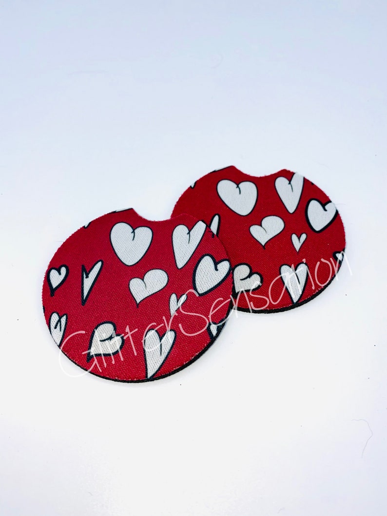 Bulk Blank Neoprene Sublimation Car Coasters Cup Holder Etsy