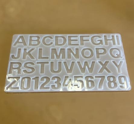 Alphabet Keychain Molds with Hole - Large Alphabet Epoxy Resin Silicone  Molds,Letter Molds,Keychain,Jewelry,Pendant Making – Let's Resin