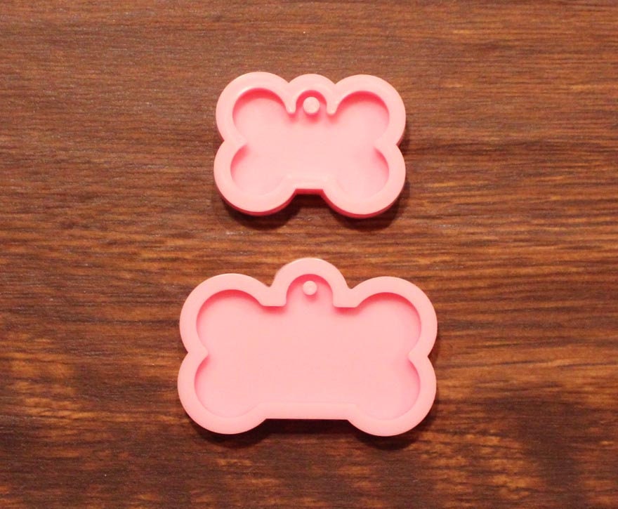 Rectangle Oval Keychain Silicone Mold for Jewelry Making 