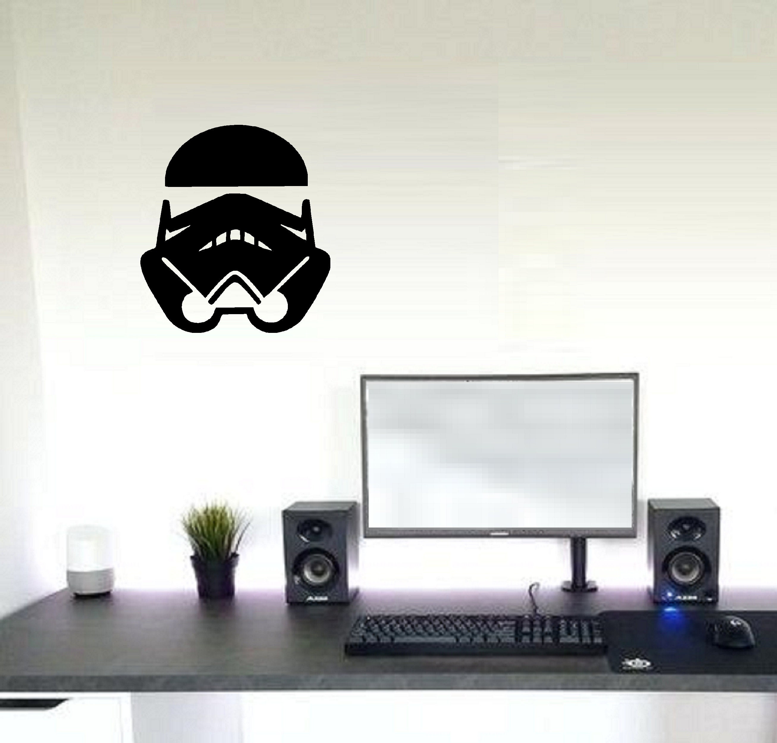 Stormtrooper Helmet decal 3 sizes to choose from Removable Etsy